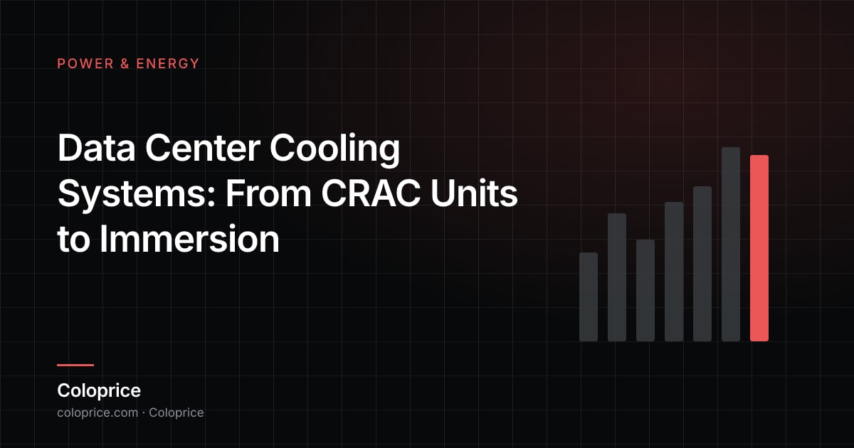 Data Center Cooling Systems: From CRAC Units to Immersion