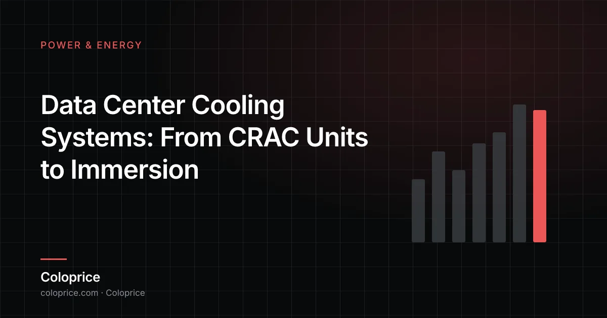 Data Center Cooling Systems: From CRAC Units to Immersion