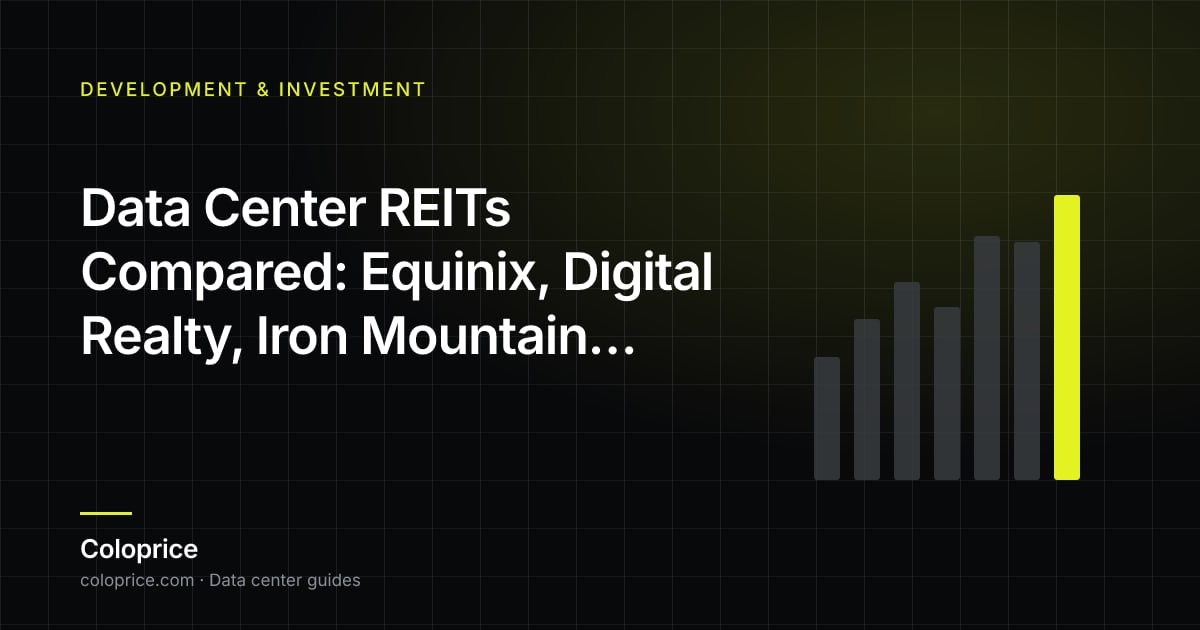 Data Center REITs Compared: Equinix, Digital Realty, Iron Mountain, American Tower
