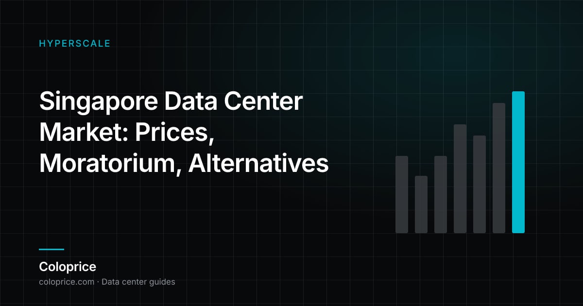 Singapore Data Center Market: Prices, Moratorium, Alternatives