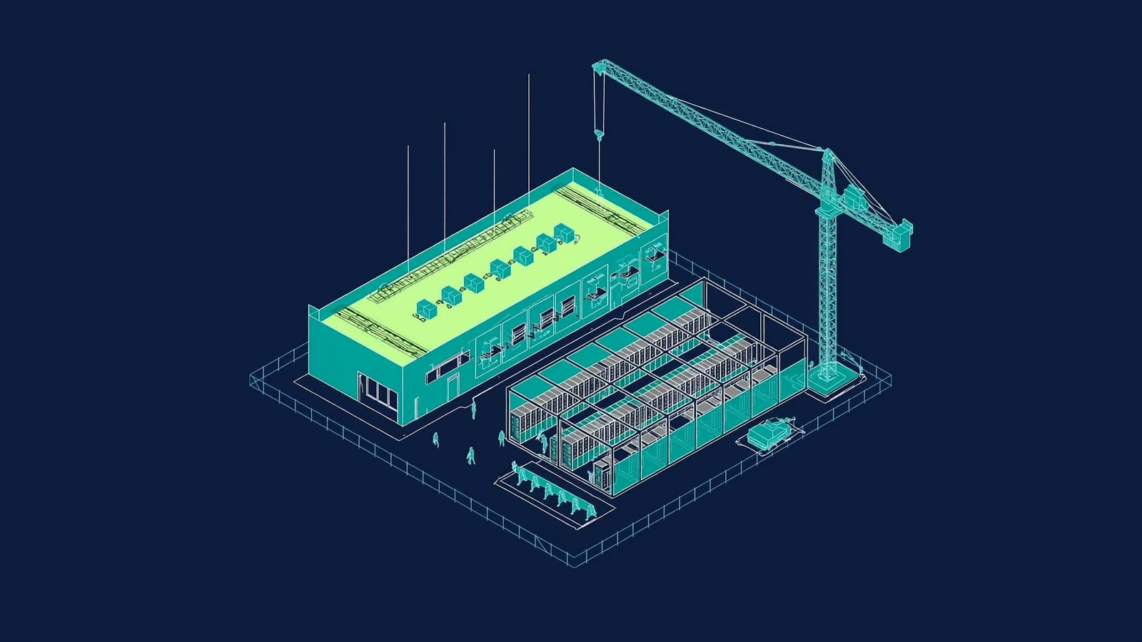 Silk Cloud Tbilisi Data Center — schematic illustration