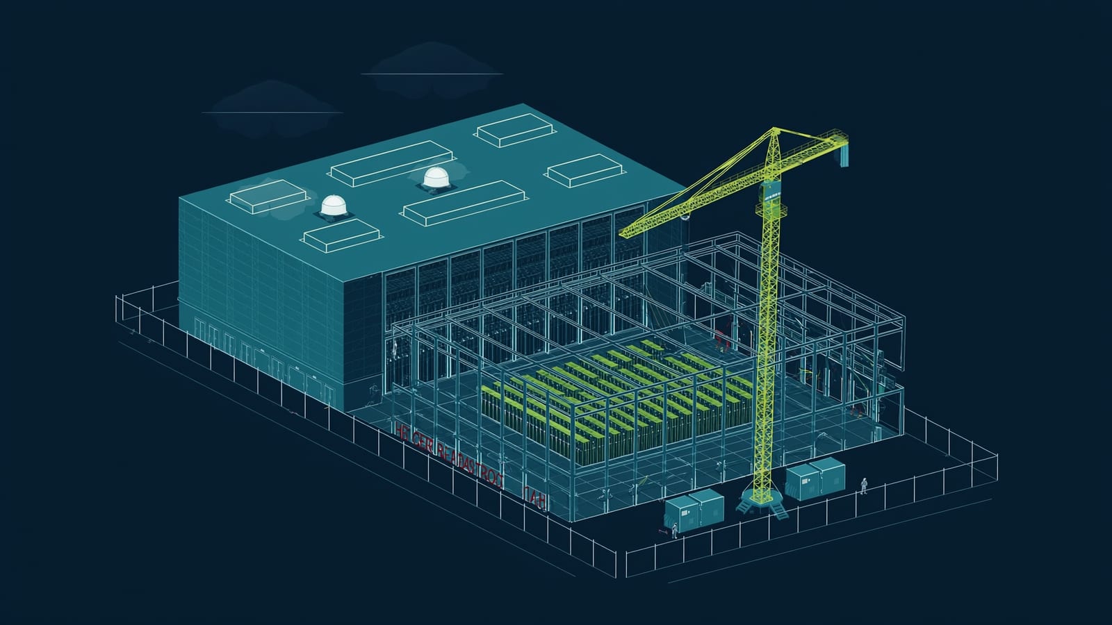 Hyper Cloud Data Center — schematic illustration
