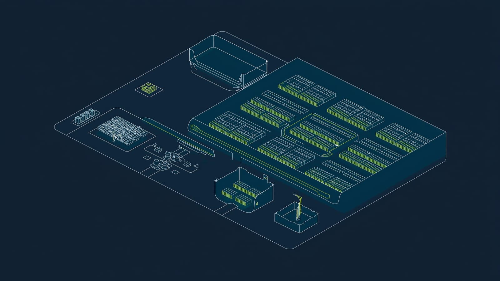 NTT Ashburn VA5 Data Center — schematic illustration