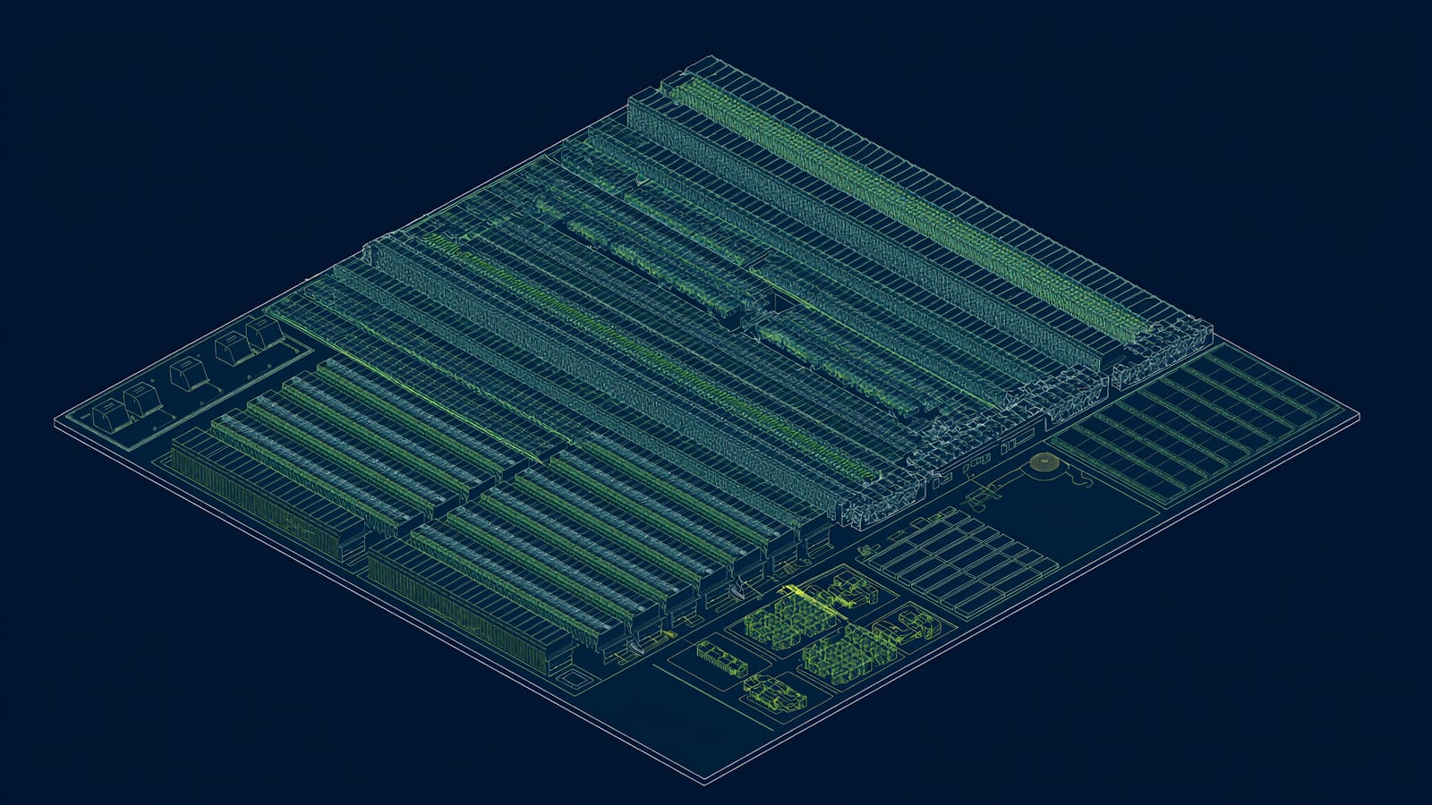Aligned IAD-02 (Ashburn) — schematic illustration