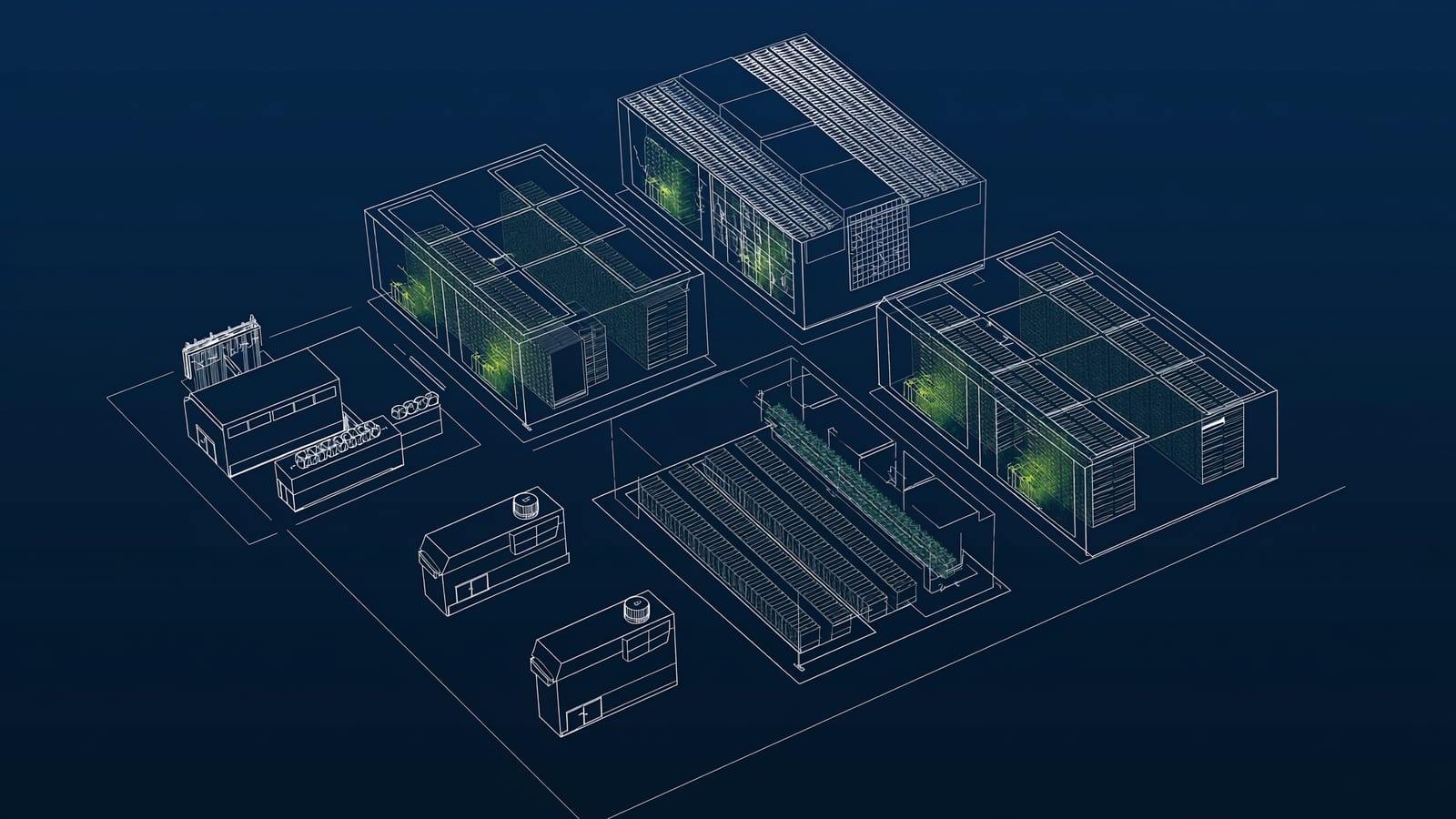 CtrlS Chennai Data Center Park — schematic illustration