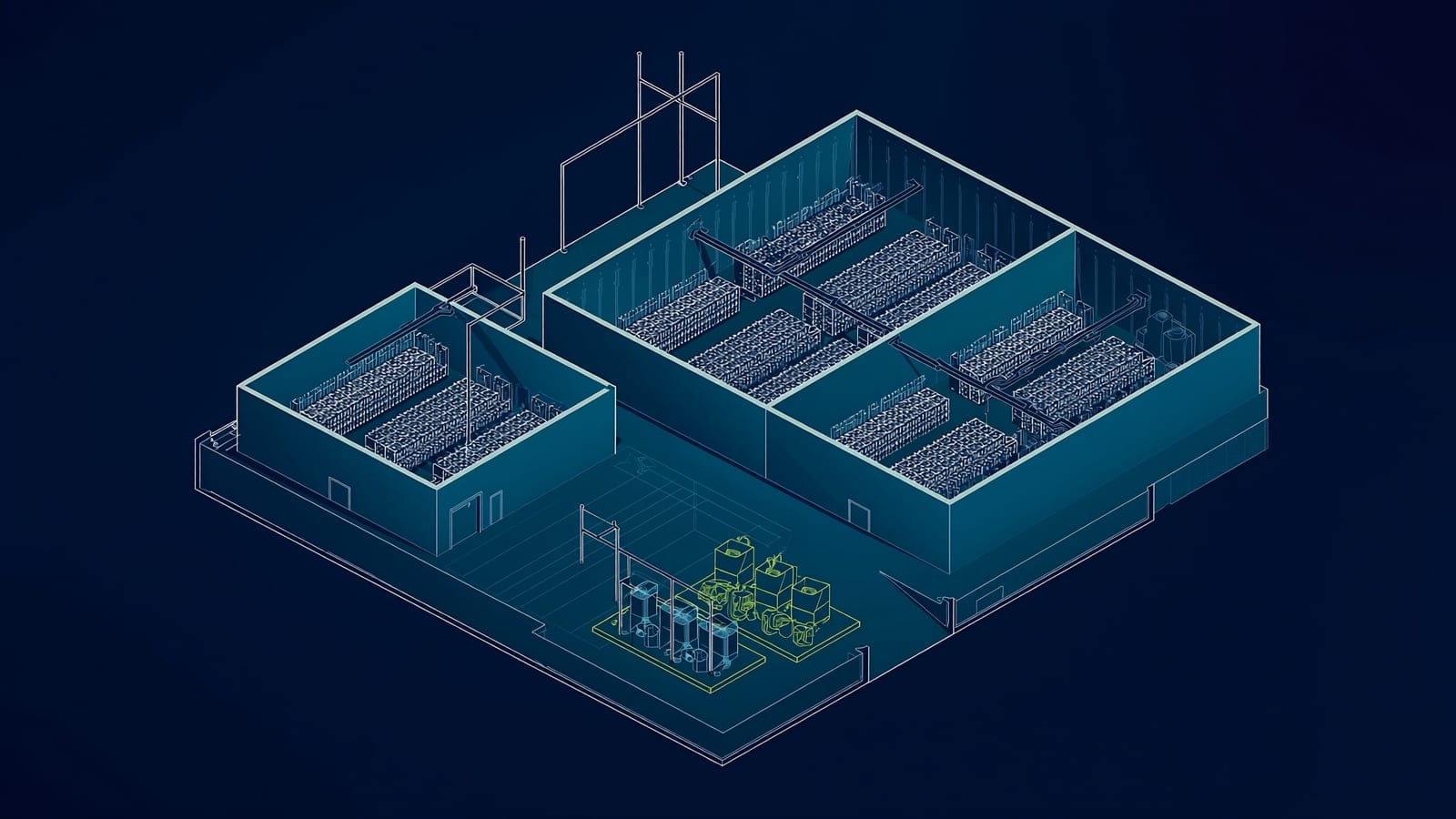 CtrlS Noida Data Center — schematic illustration