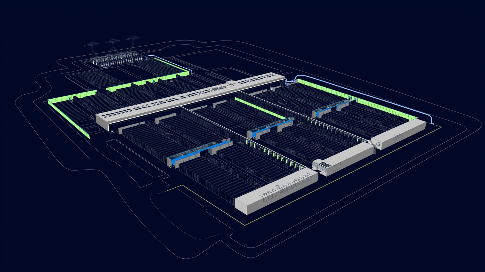 AirTrunk JHB3 & JHB4 — schematic illustration