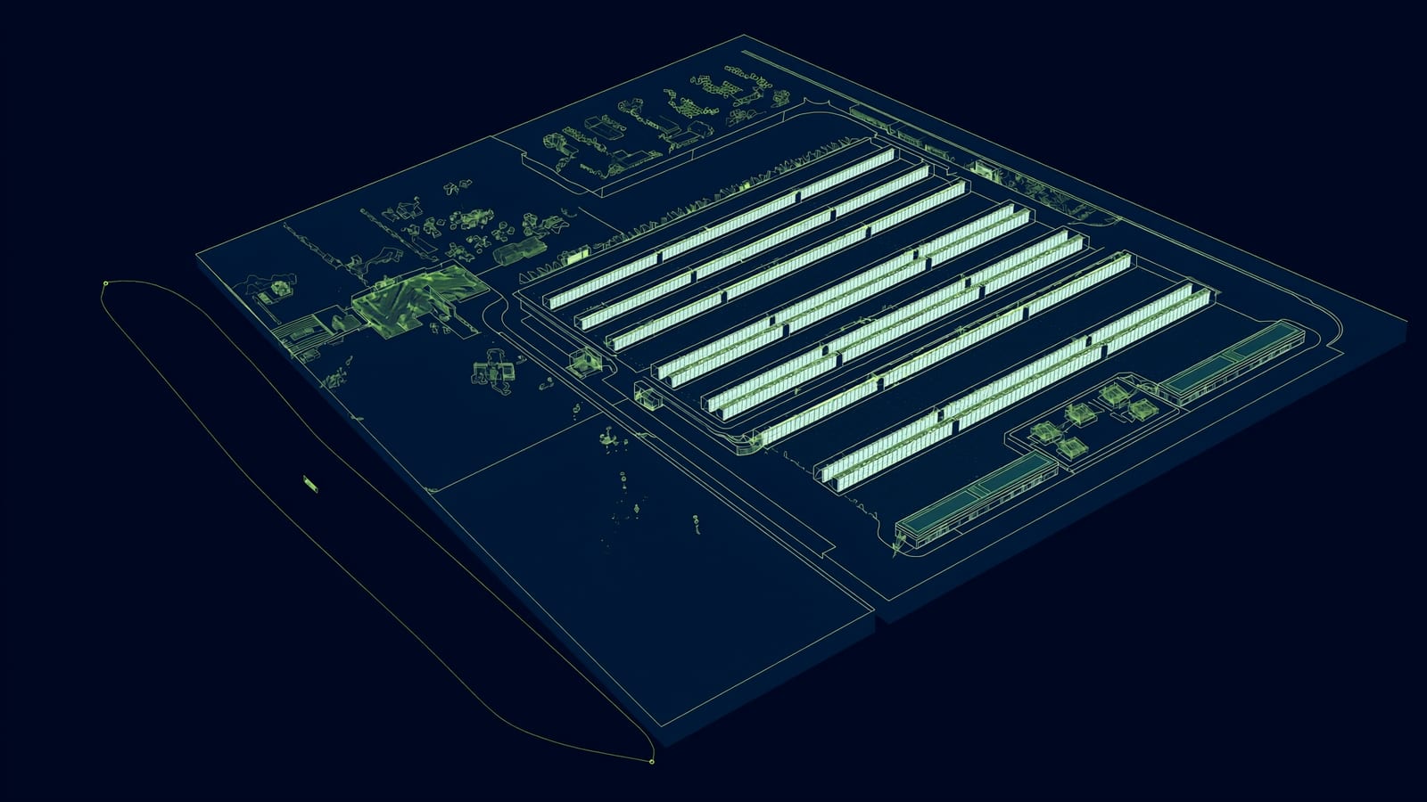 NEXTDC S7 Eastern Creek — schematic illustration